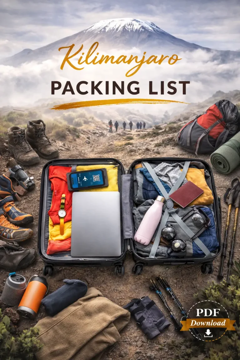 Kilimanjaro packing List